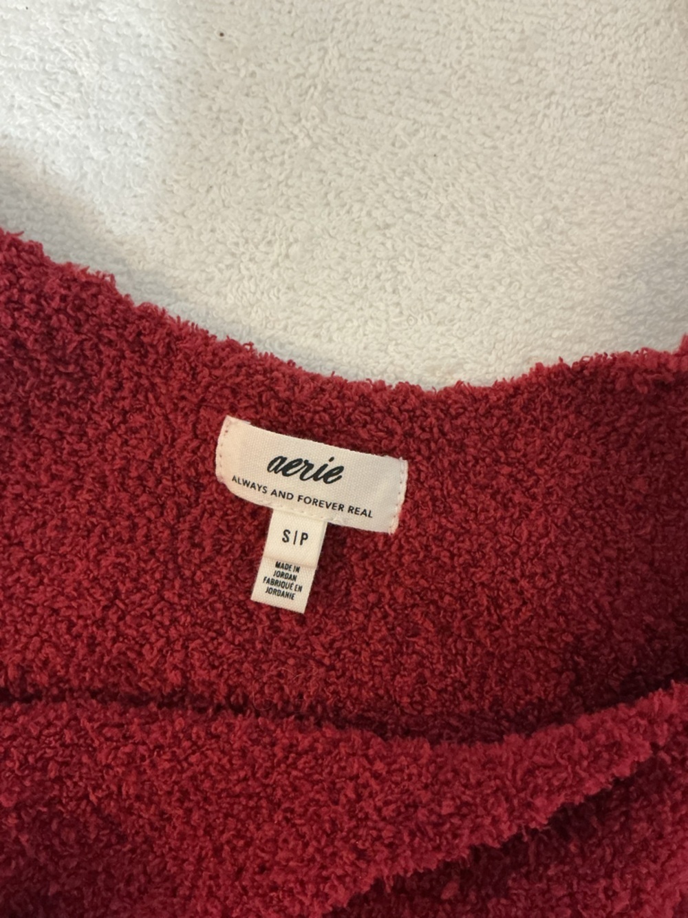Aerie Marshmallow Cropped Tank Top - Picture 8 of 12